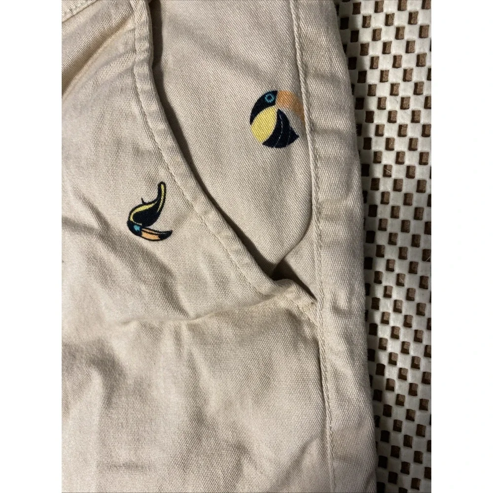 MENS RAW YARN INDUSTRIES TOUCAN WHITE SHORTS SIZE 30